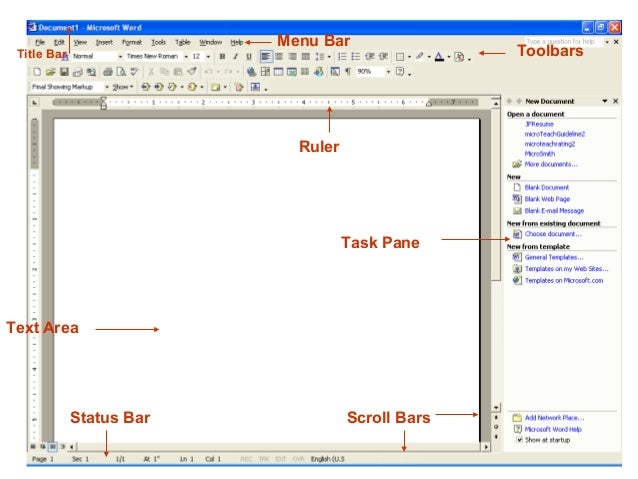 Status Bar In Microsoft Word 2007 Status Bar In Microsoft Word 2007